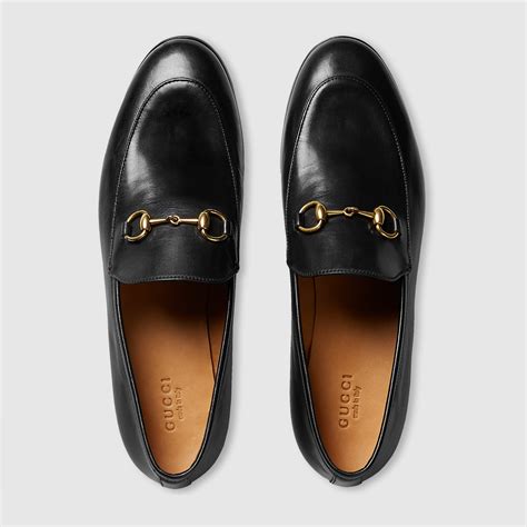 gucci jordaan leather loafer.